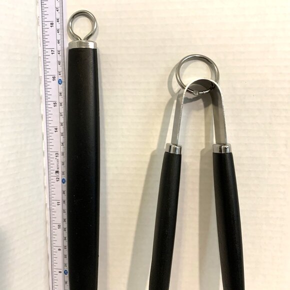 BBQ Tools Set Stainless Steel Grill Utensil Set TONGS & SPATULA - Picture 4 of 6